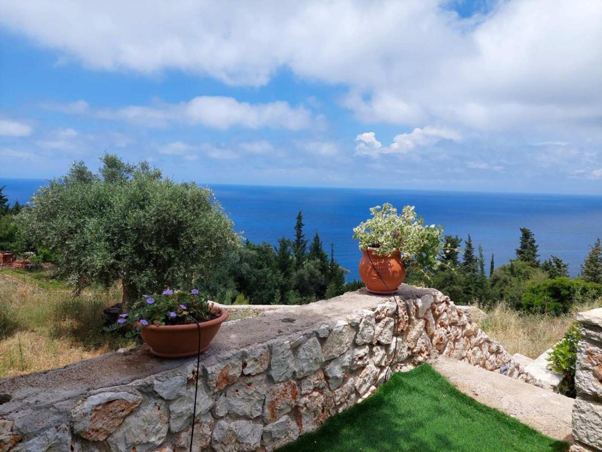 Villa Nereid Glafki - Enjoy Summer Sunsets Áyios Nikítas Екстериор снимка